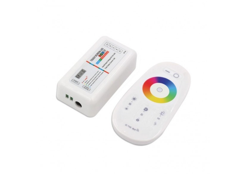 Contrôleur + télécommande LED RGBW 12/24V 4 canaux - B1646-RGBW - Barcelona LED