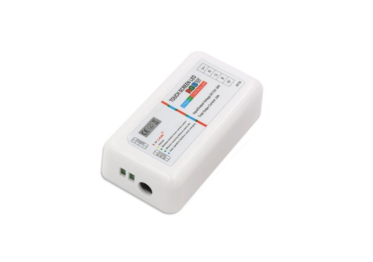 Contrôleur + télécommande LED RGBW 12/24V 4 canaux - B1646-RGBW - Barcelona LED