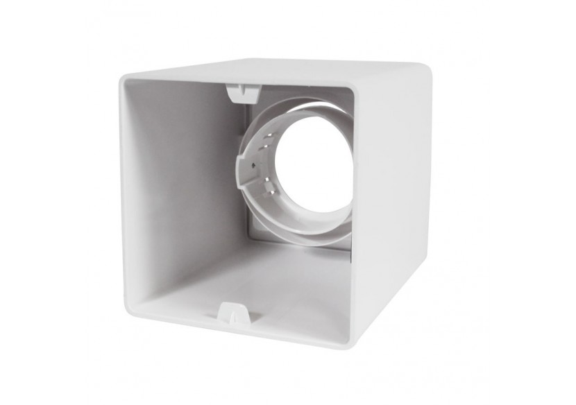 Applique plafond carrée en polycarbonate - Orientable - GU10 - B984-C-B - Barcelona LED