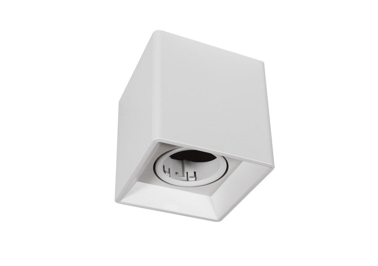 Applique plafond carrée en polycarbonate - Orientable - GU10 - B984-C-B - Barcelona LED