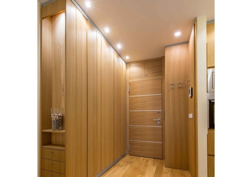 Collerette ronde orientable à encastrer pour ampoule GU10/MR16 - Découpe diamètre 75mm - B981-R-P - Barcelona LED