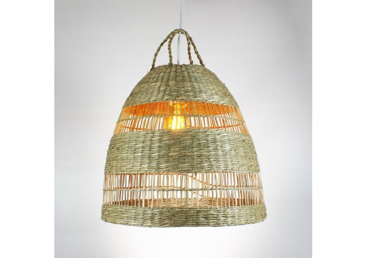 Suspension en osier "Ikken" - K172-B - Barcelona LED