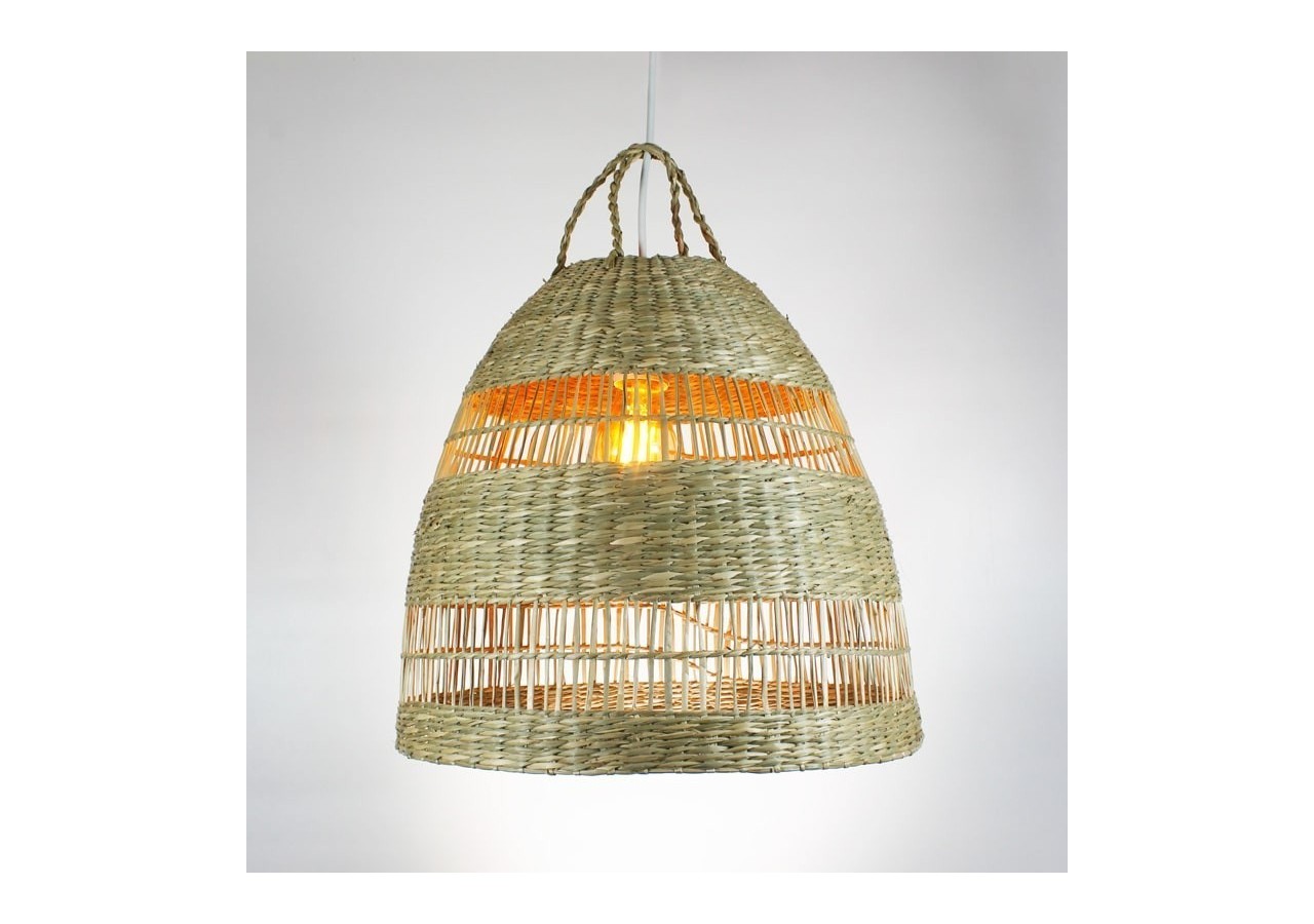 Suspension en osier "Ikken" - K172-B - Barcelona LED