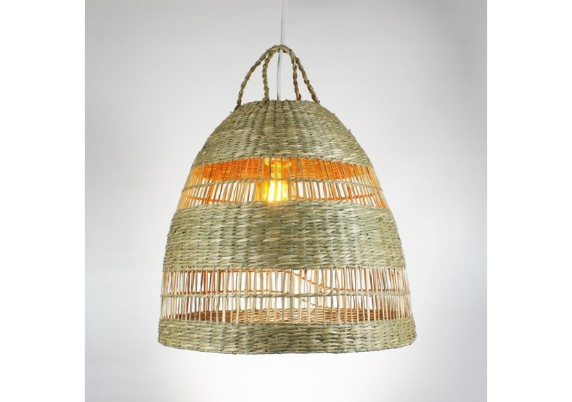 Suspension en osier "Ikken" - K172-B - Barcelona LED