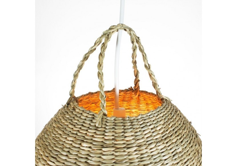 Suspension en osier "Ikken" - K172-B - Barcelona LED