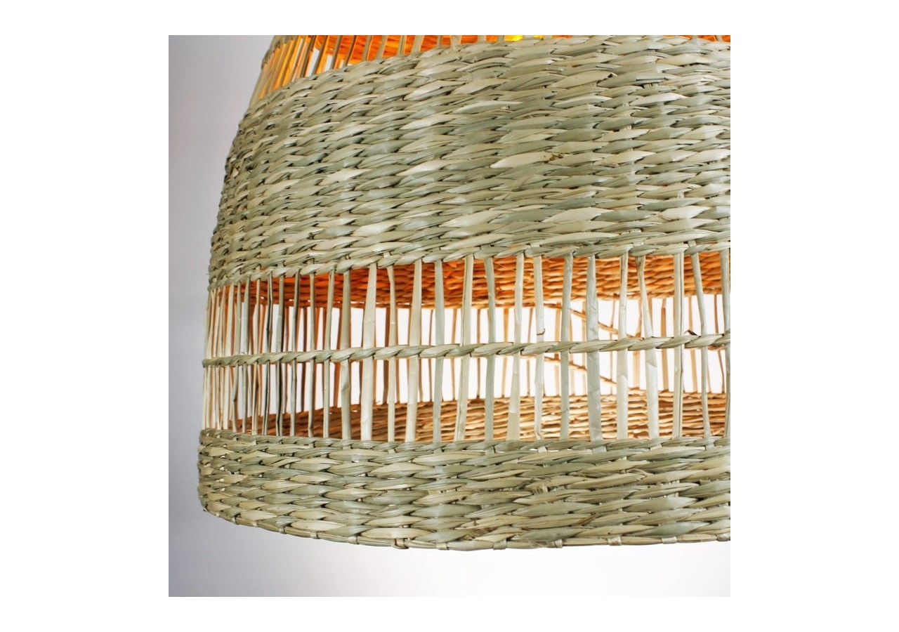 Suspension en osier "Ikken" - K172-B - Barcelona LED