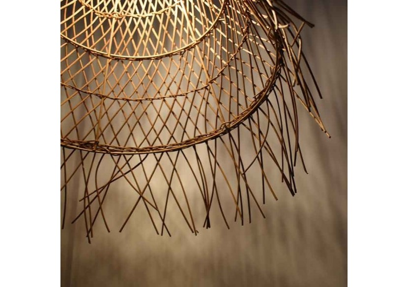 Suspension en osier"Willow" - K171-B - Barcelona LED