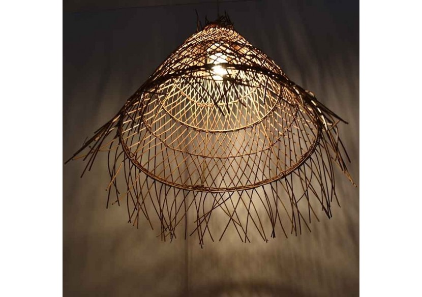 Suspension en osier"Willow" - K171-B - Barcelona LED