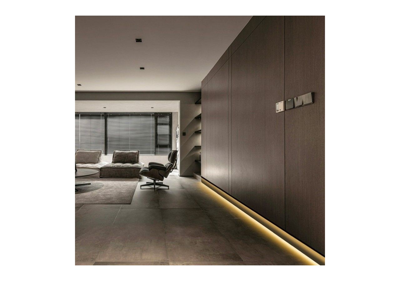 Profilé lèche mur encastrable 14x68mm (2m) - BPERFALP023-R2 - Barcelona LED