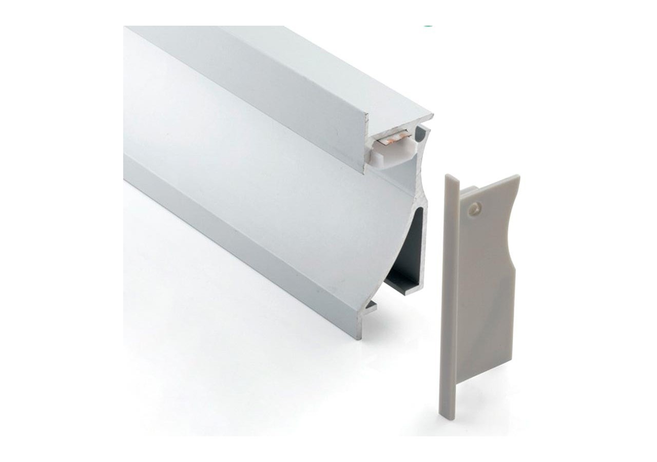 Profilé lèche mur encastrable 14x68mm (2m) - BPERFALP023-R2 - Barcelona LED