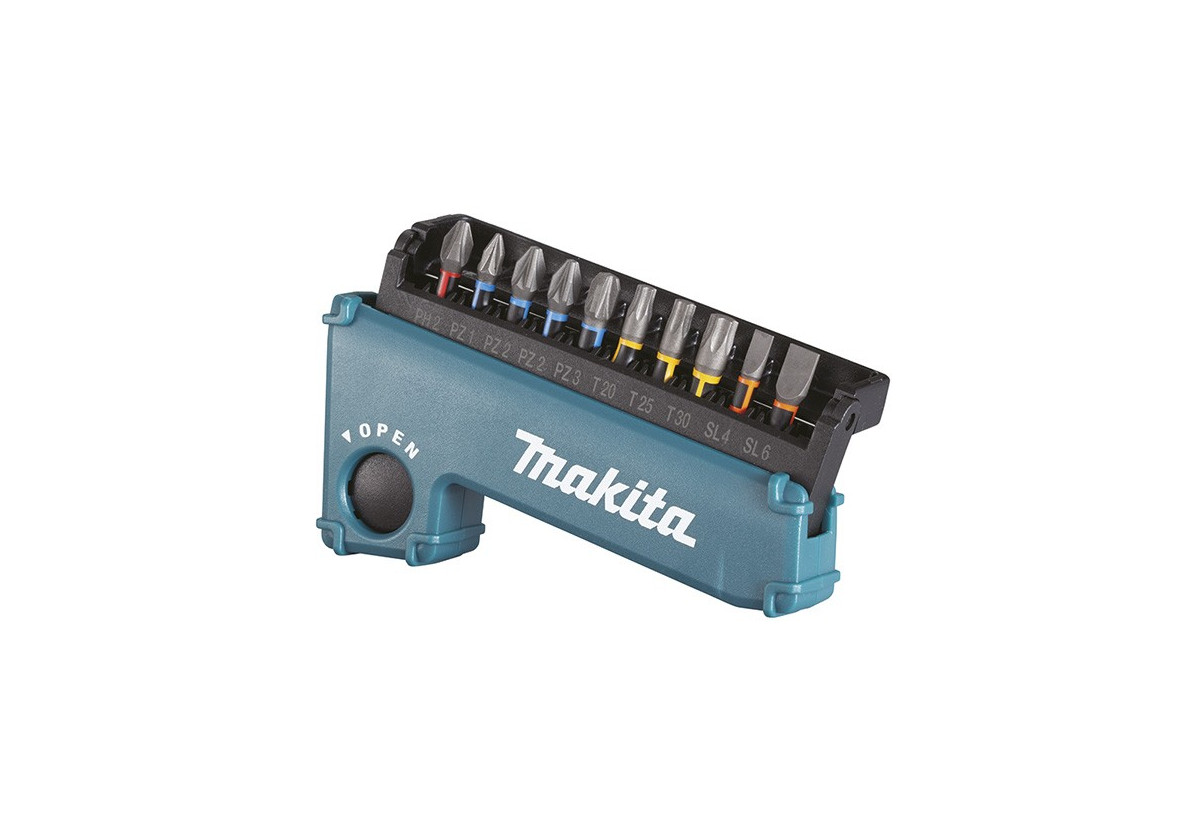Coffret Impact Premier 10 embouts + 1 porte-embout Magnétique - Makita : Confort'Mat
