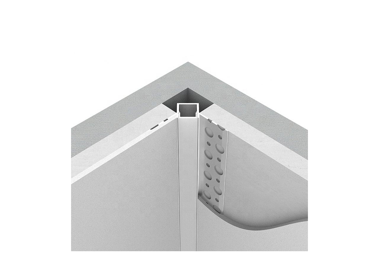 Profilé d'intégration placo-plâtre d'angle intérieur 46x26 (2m) - BPERFALP069 - Barcelona LED