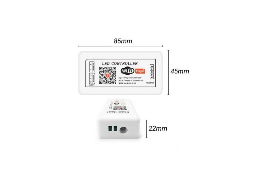 Contrôleur LED SMART+ WIFI RGBW 12/24V 4 canaux - B1645-RGBW - Barcelona LED Contrôleur LED SMART+ WIFI RGBW 12/24V 4 canaux - B1645-RGBW - Barcelona LED