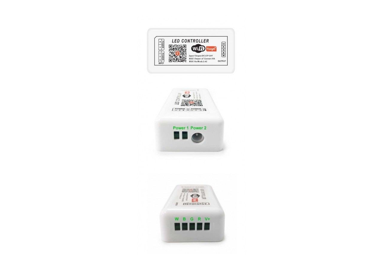 Contrôleur LED SMART+ WIFI RGBW 12/24V 4 canaux - B1645-RGBW - Barcelona LED
