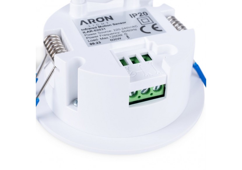 Détecteur de mouvement PIR encastrable 360 degrés - IP20 - ST41H - Barcelona LED Détecteur de mouvement PIR encastrable 360 degrés - IP20 - ST41H - Barcelona LED