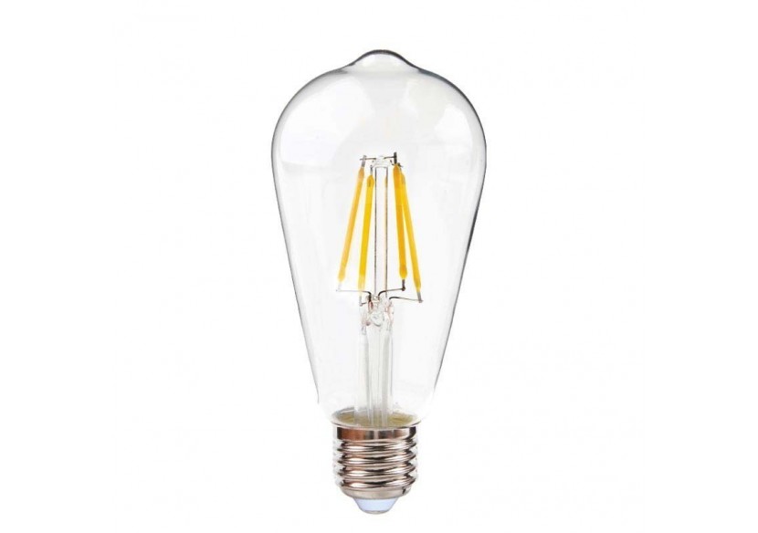 Ampoule LED à filament vintage ST64 E27 6W - BF1-ST64E27-BC - Barcelona LED