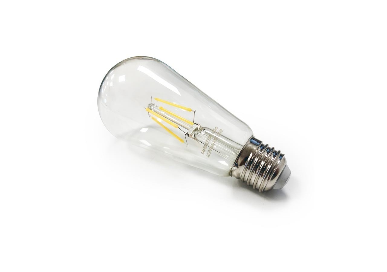 Ampoule LED à filament vintage ST64 E27 6W - BF1-ST64E27-BC - Barcelona LED