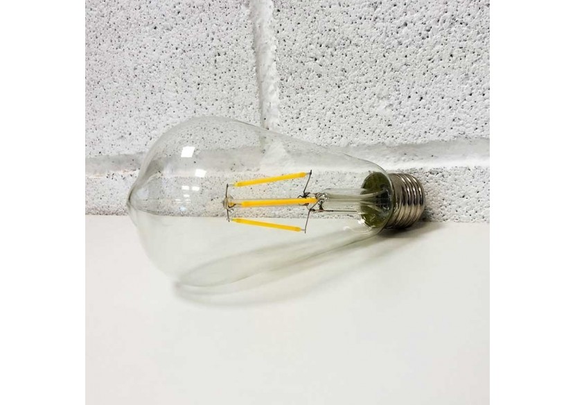 Ampoule LED à filament vintage ST64 E27 6W - BF1-ST64E27-BC - Barcelona LED