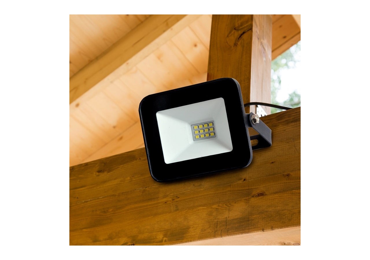 Projecteur LED extérieur 10W IP65 ultra plat - B1881-2-BC - Barcelona LED