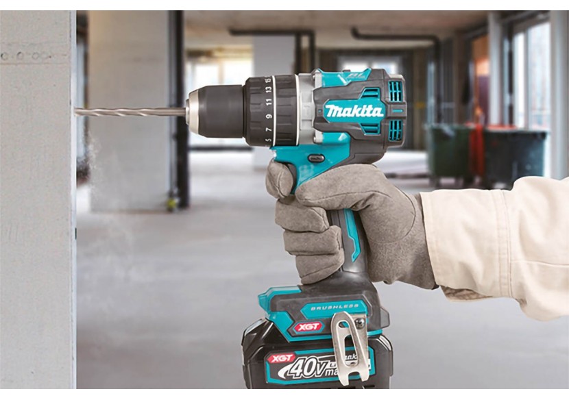Perceuse visseuse à percussion 40 V max Li-Ion XGT Diamètre 13 mm - Makita : Confort'Mat
