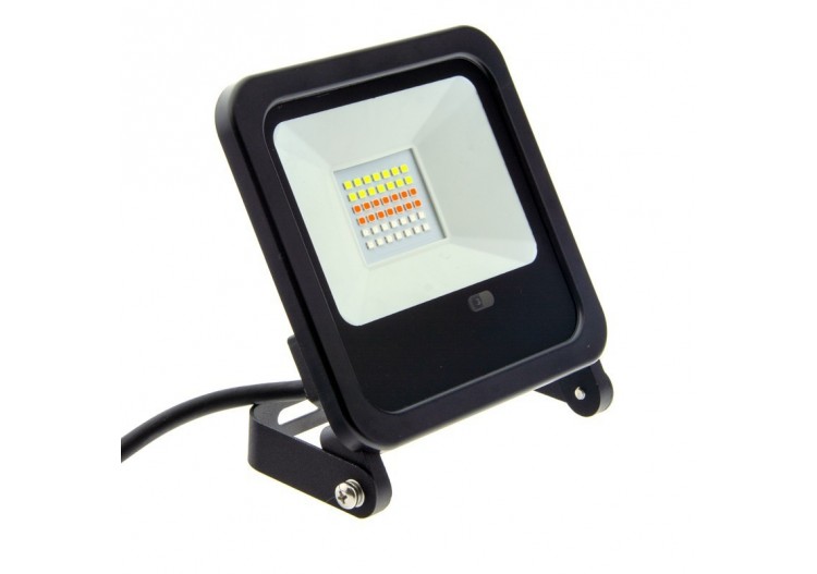 Projecteur LED RGB 30W IP65 télécommande - B1455-N - Barcelona LED