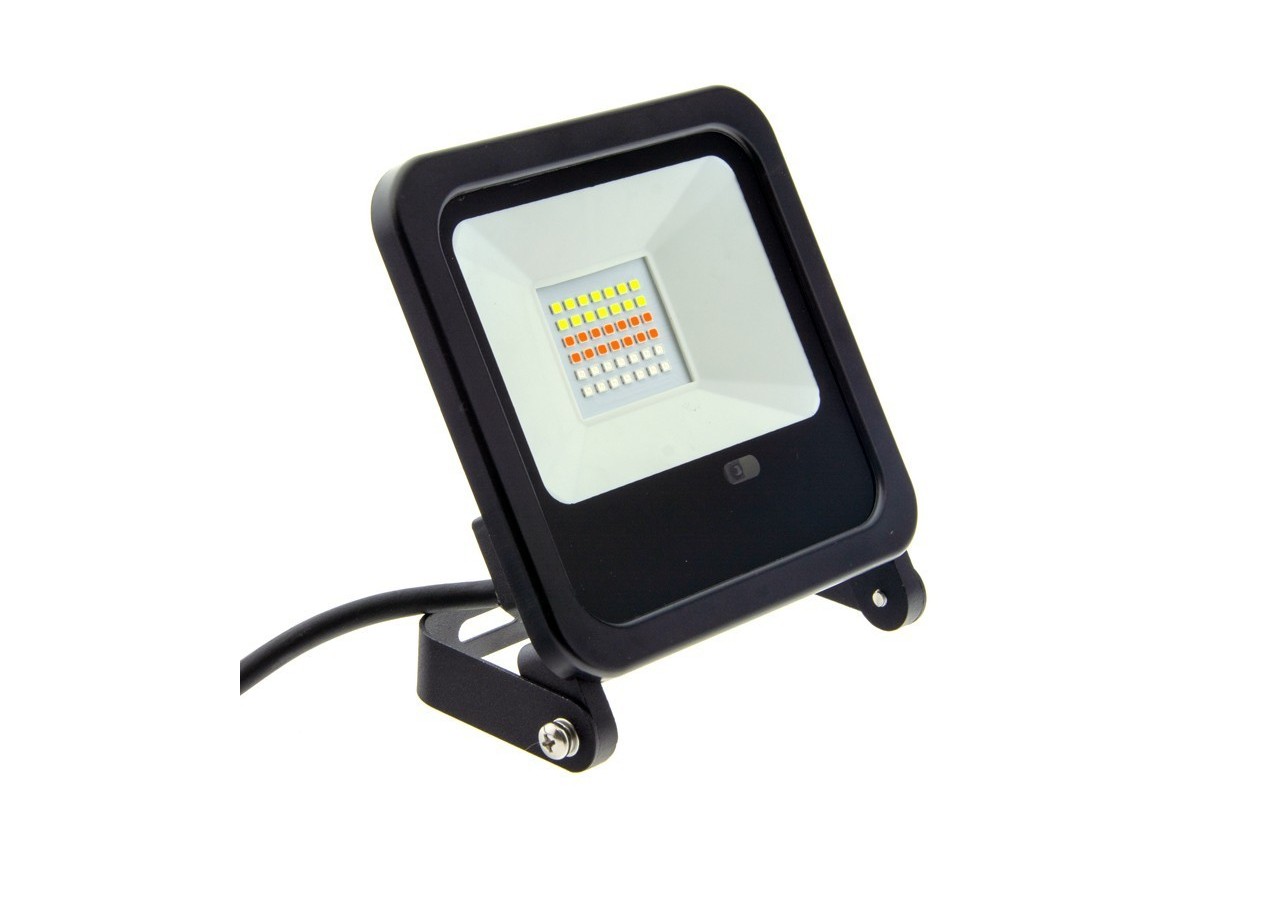 Projecteur LED RGB 30W IP65 télécommande - B1455-N - Barcelona LED
