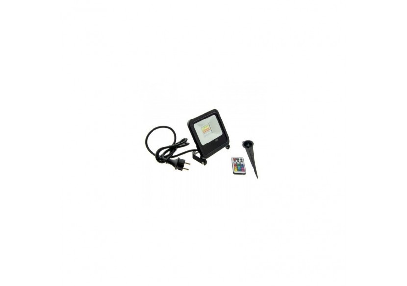Projecteur LED RGB 50W télécommande IP65 - B1457-N - Barcelona LED Projecteur LED RGB 50W télécommande IP65 - B1457-N - Barcelona LED