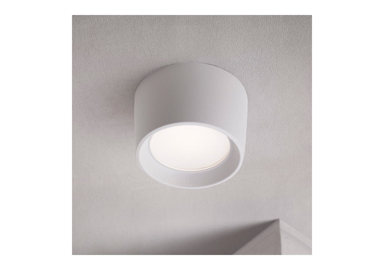 Plafonnier d'extérieur CCT "Livia 160" FUMAGALLI - 7W - GX53 - IP55 - 3A9.000.000.WXC1K - Barcelona LED