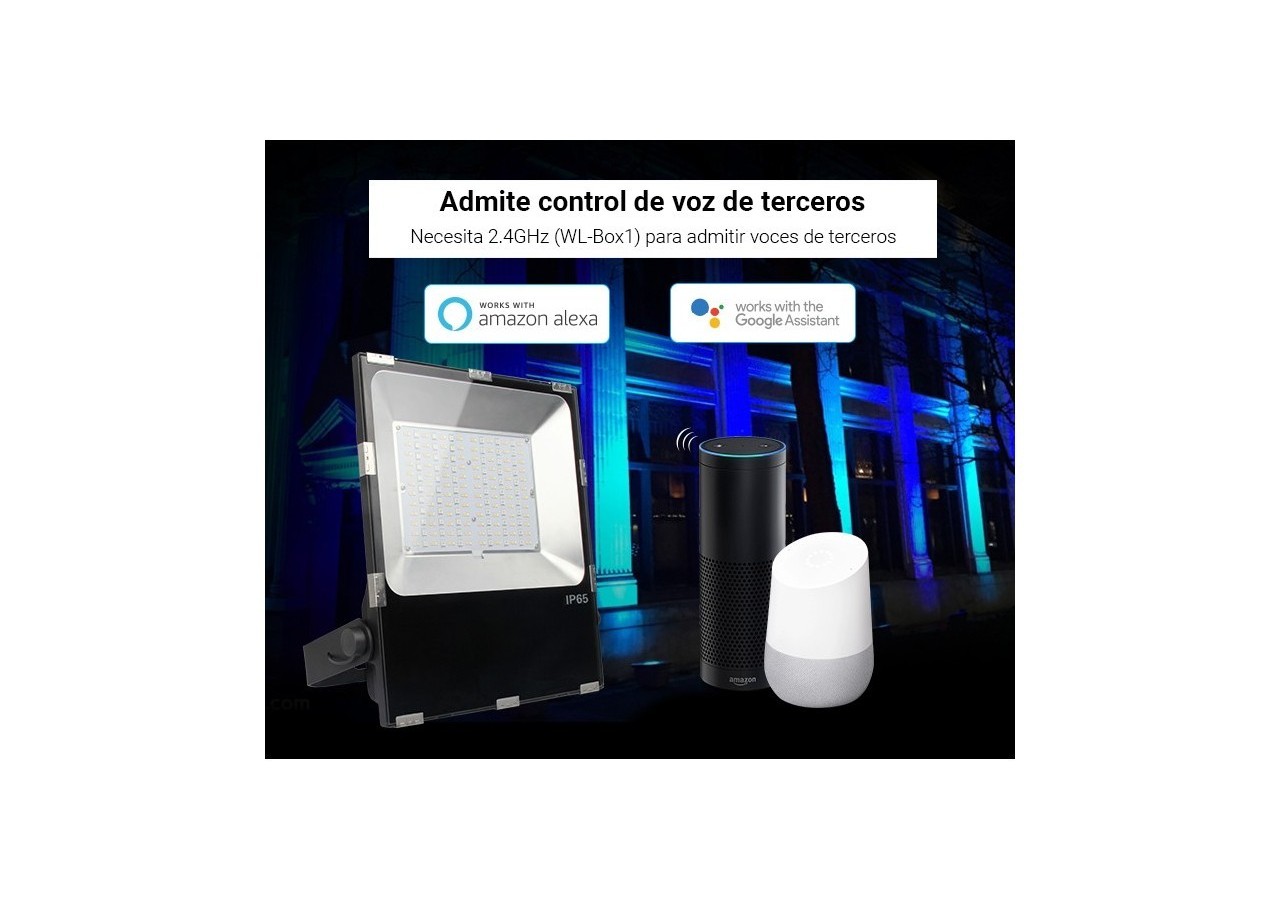 Projecteur LED extérieur 100W RGB+CCT | Mi Light - FUTT07 - Barcelona LED