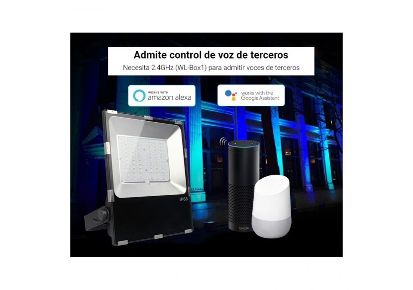 Projecteur LED extérieur 100W RGB+CCT | Mi Light - FUTT07 - Barcelona LED Projecteur LED extérieur 100W RGB+CCT | Mi Light - FUTT07 - Barcelona LED