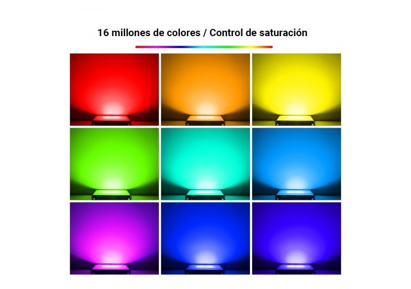Projecteur LED extérieur 100W RGB+CCT | Mi Light - FUTT07 - Barcelona LED Projecteur LED extérieur 100W RGB+CCT | Mi Light - FUTT07 - Barcelona LED