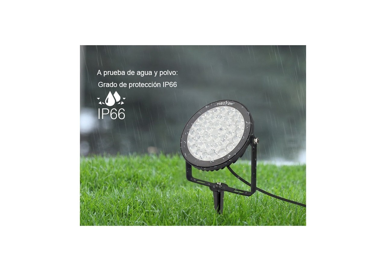 Projecteur LED extérieur sur piquet 15W RGB CCT contrôle RF/WiFi| Mi Light - FUTC03 - Barcelona LED