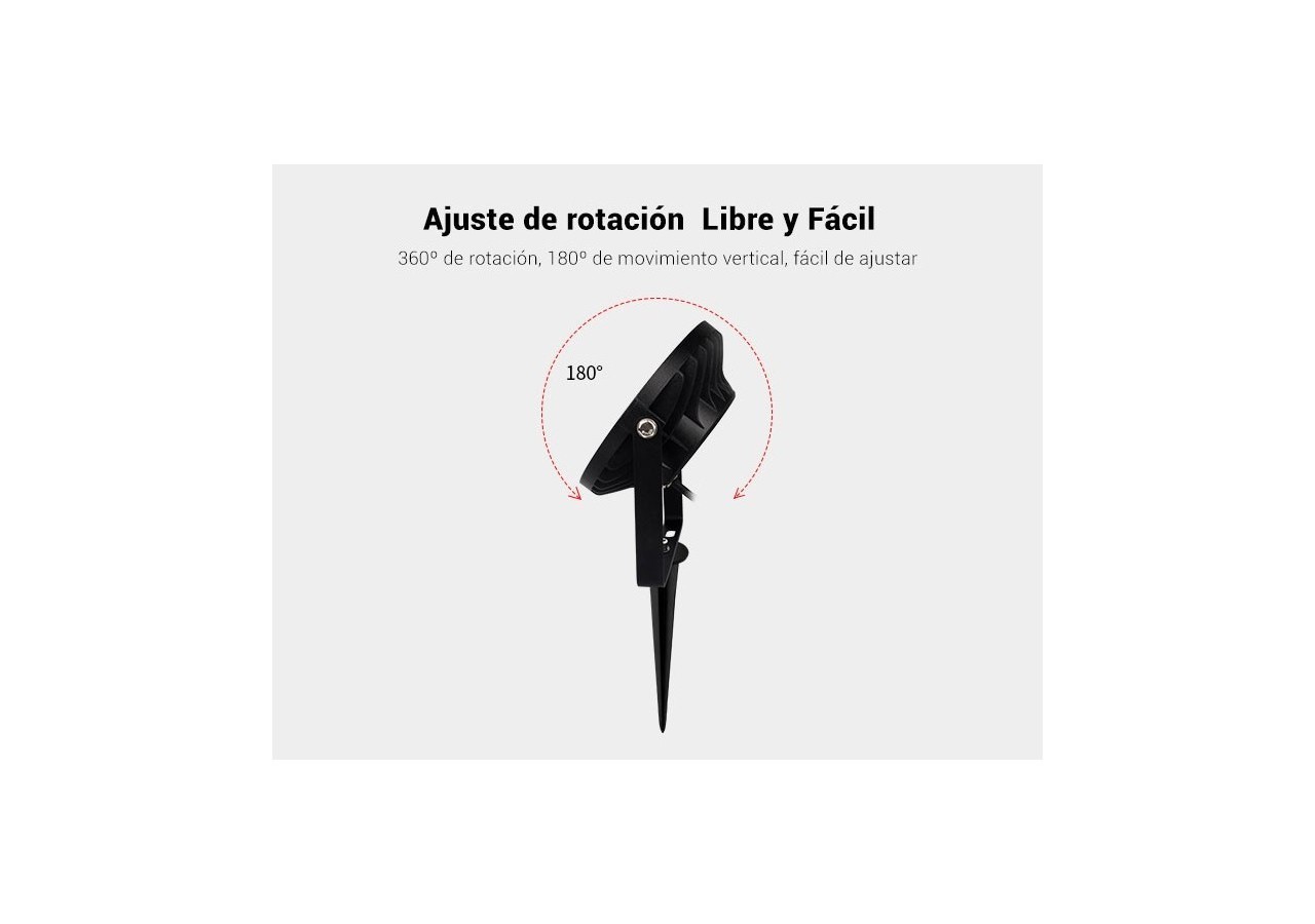 Projecteur LED extérieur sur piquet 15W RGB CCT contrôle RF/WiFi| Mi Light - FUTC03 - Barcelona LED