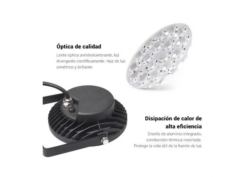 Projecteur LED extérieur sur piquet 15W RGB CCT contrôle RF/WiFi| Mi Light - FUTC03 - Barcelona LED Projecteur LED extérieur sur piquet 15W RGB CCT contrôle RF/WiFi| Mi Light - FUTC03 - Barcelona LED