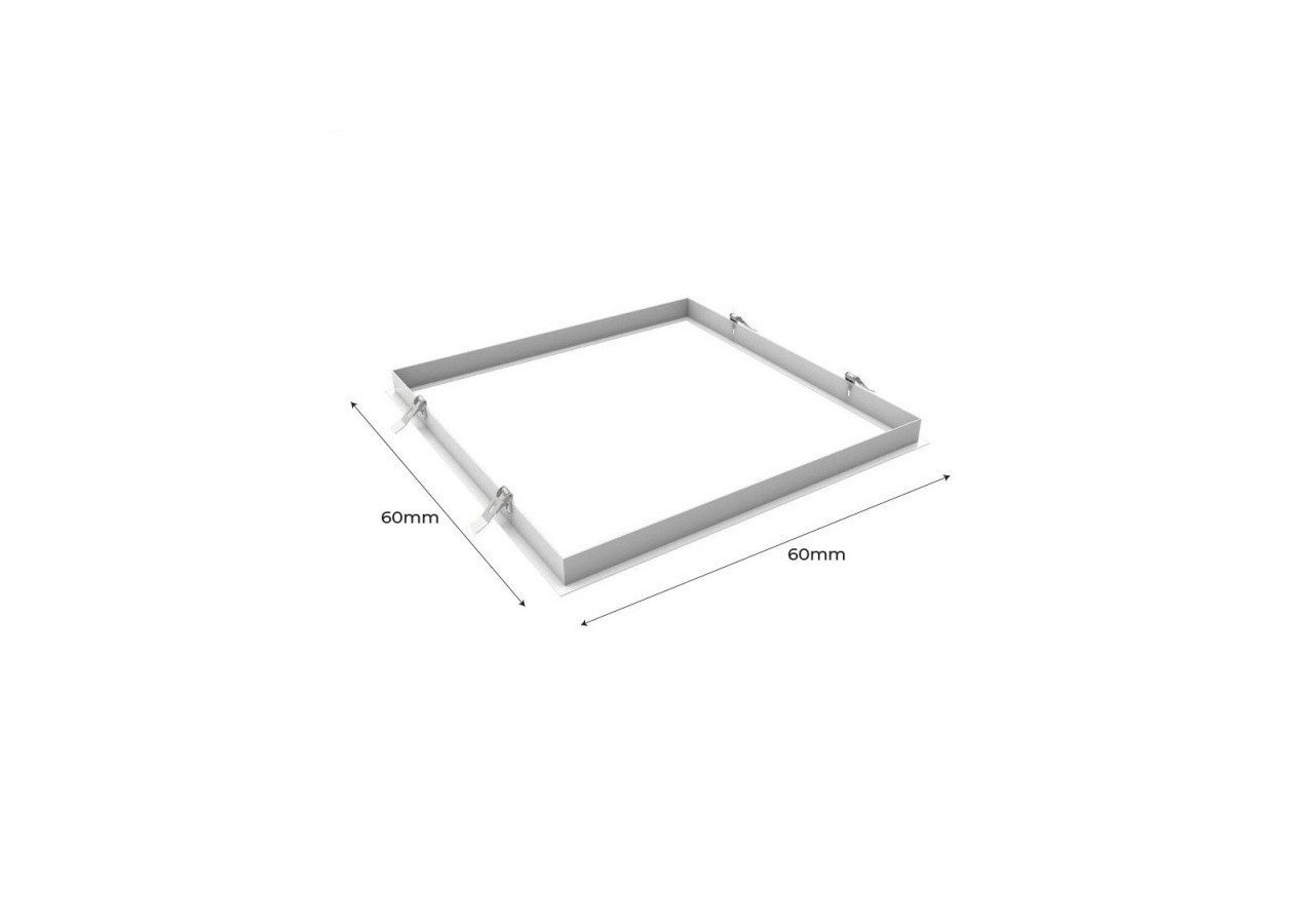 Kit cadre encastrable pour panneau LED 60x60 - B4270-60X60 - Barcelona LED