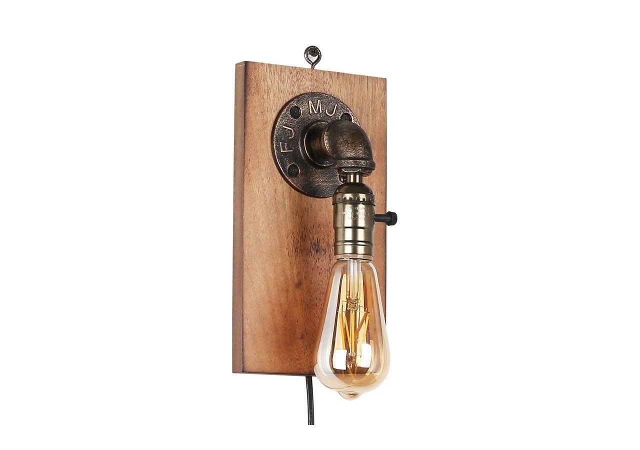 Applique murale bois et métal "Older"| Vintage Series - LV422 - Barcelona LED