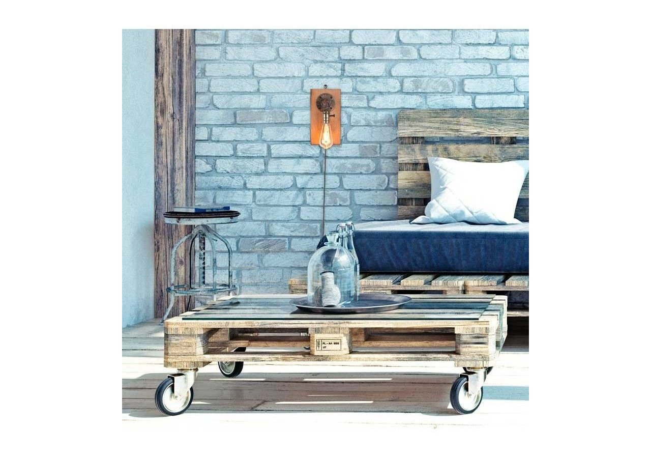 Applique murale bois et métal "Older"| Vintage Series - LV422 - Barcelona LED