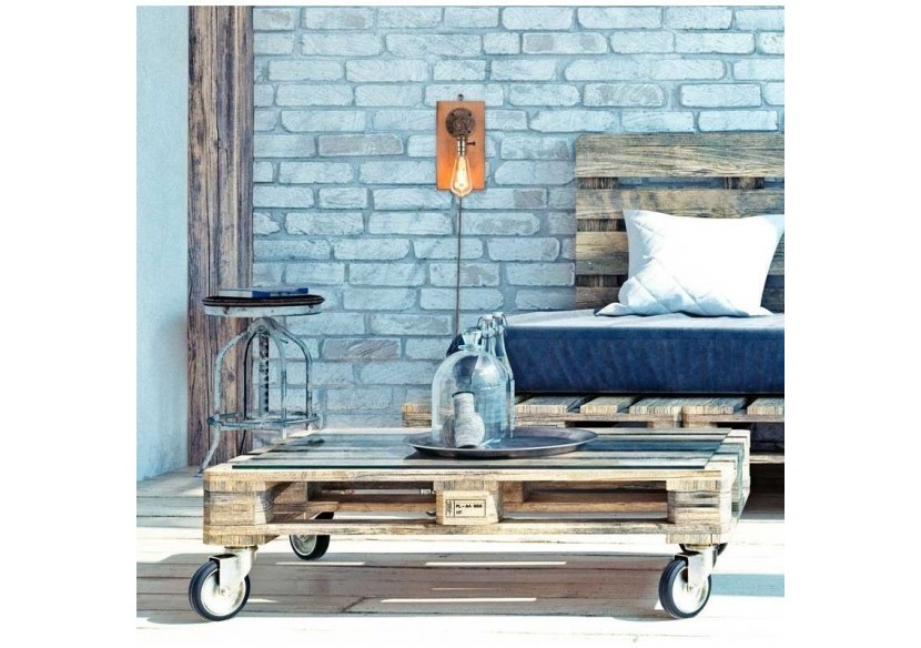 Applique murale bois et métal "Older"| Vintage Series - LV422 - Barcelona LED