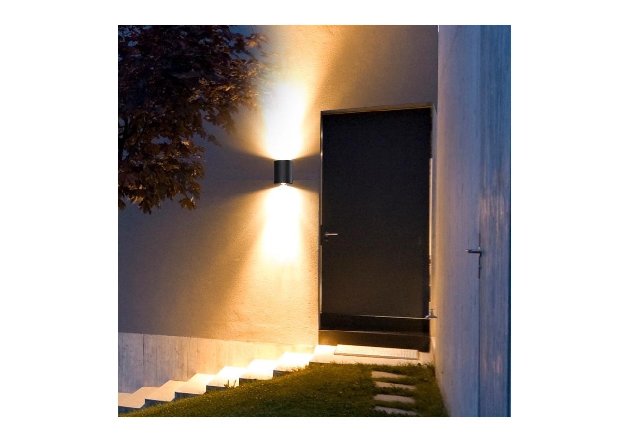 Applique murale moderne LED bidirectionnelle d'extérieur "Asas" - 6W - IP54 - L5016 - Barcelona LED