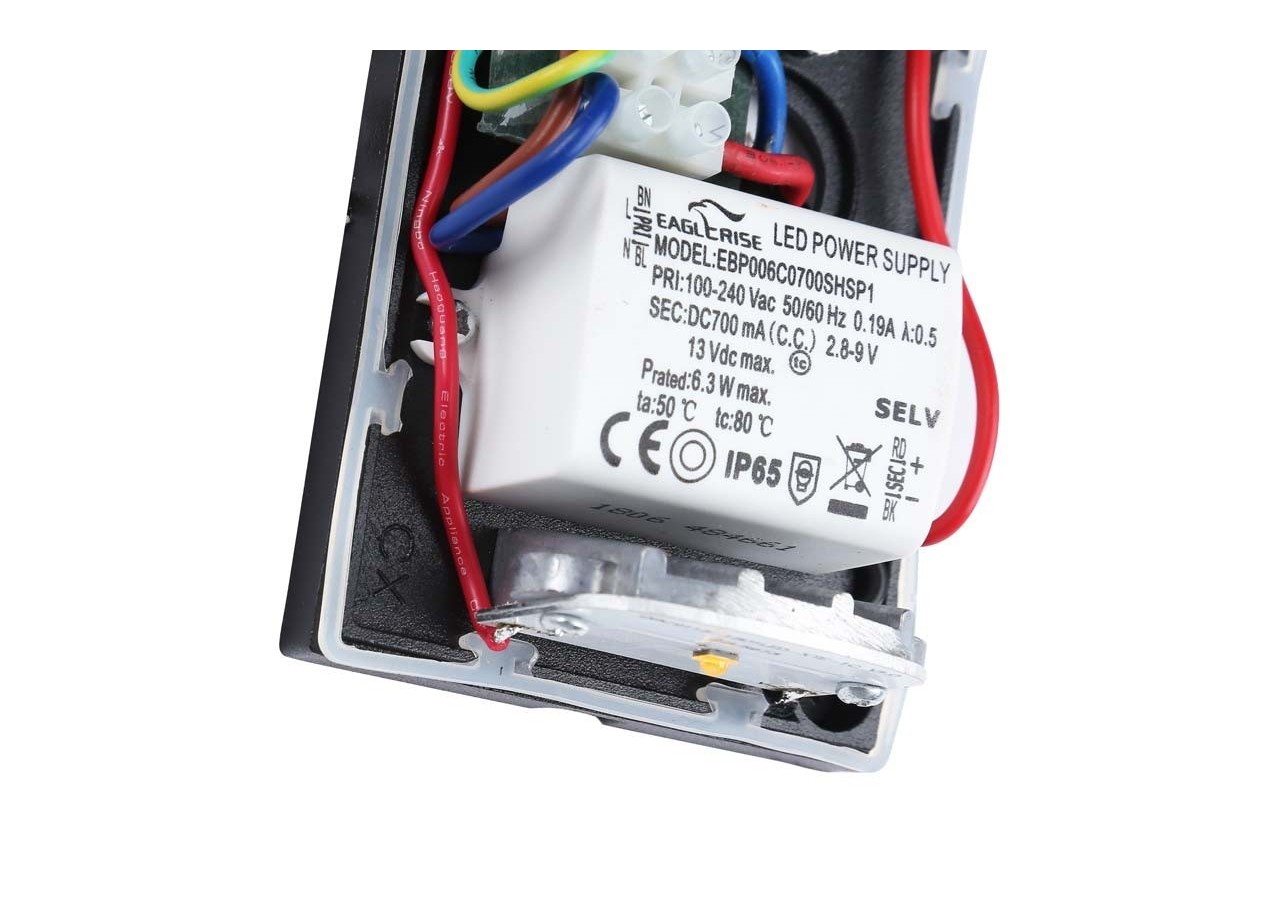 Applique murale moderne LED bidirectionnelle d'extérieur "Asas" - 6W - IP54 - L5016 - Barcelona LED