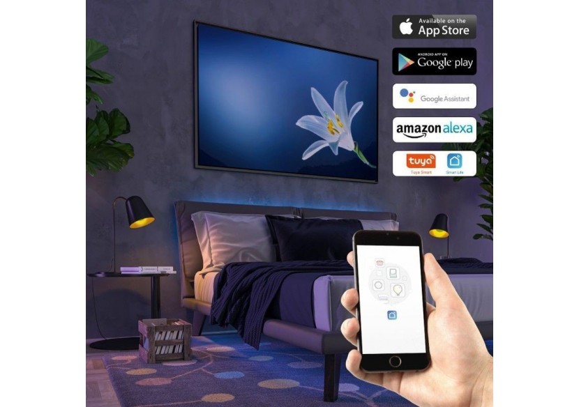 Contrôleur LED WIFI RBG SMART+ RGB 12/24V 3 canaux - B1644-2-RGB - Barcelona LED