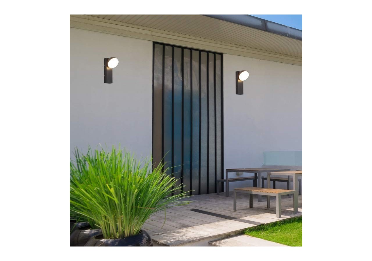 Applique murale extérieur orientable "Atlas" 9,5W IP54 - L5014 - Barcelona LED