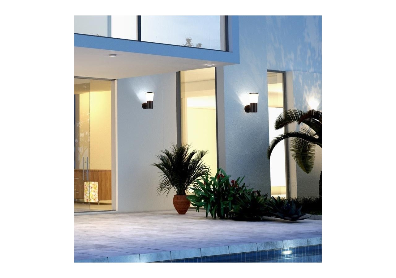 Applique murale extérieure "Elva" E27 IP44 - L5013-P - Barcelona LED