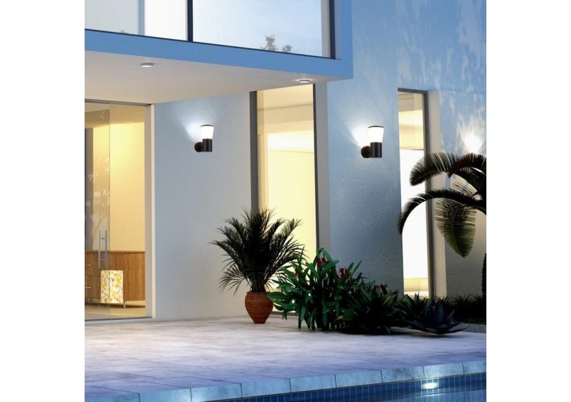 Applique murale extérieure "Elva" E27 IP44 - L5013-P - Barcelona LED Applique murale extérieure "Elva" E27 IP44 - L5013-P - Barcelona LED