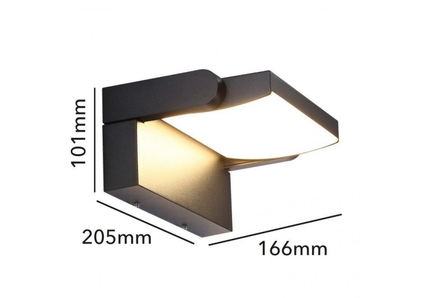 Lampe extérieur LED orientable "Lumi" 13W IP54 - L5023 - Barcelona LED Lampe extérieur LED orientable "Lumi" 13W IP54 - L5023 - Barcelona LED