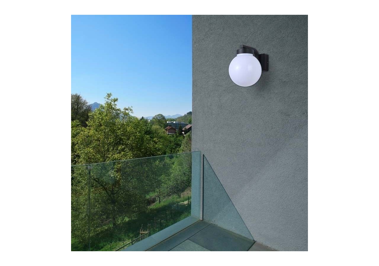 Applique murale globe "Lilian" E27 IP44 - L5019 - Barcelona LED