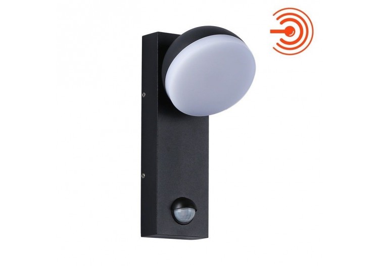 Applique murale extérieur avec détecteur PIR "ATLAS" 10W IP54 - L5014-PIR - Barcelona LED