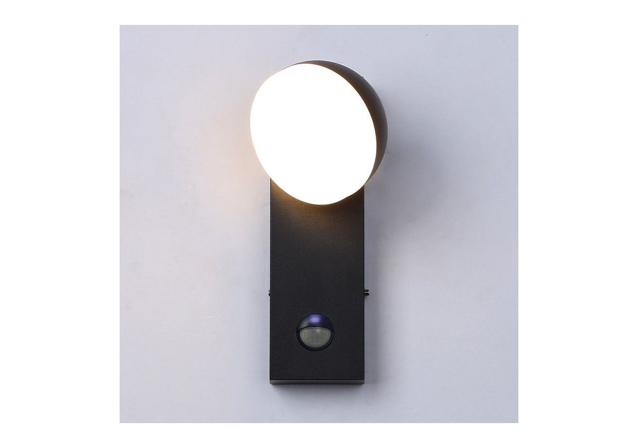 Applique murale extérieur avec détecteur PIR "ATLAS" 10W IP54 - L5014-PIR - Barcelona LED