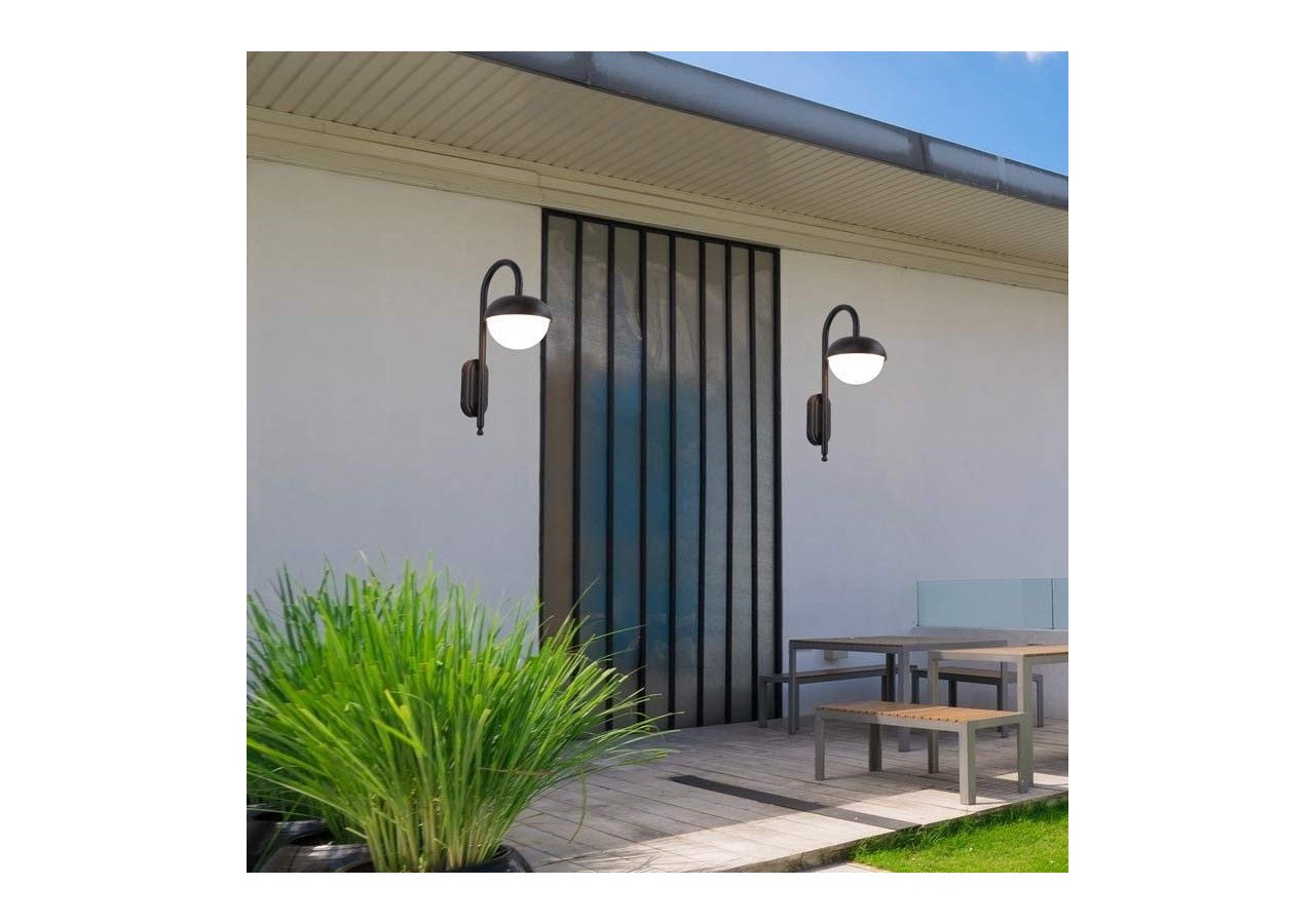 Applique murale pour extérieur "GRAHAM" E27 IP44 - L5017-P - Barcelona LED