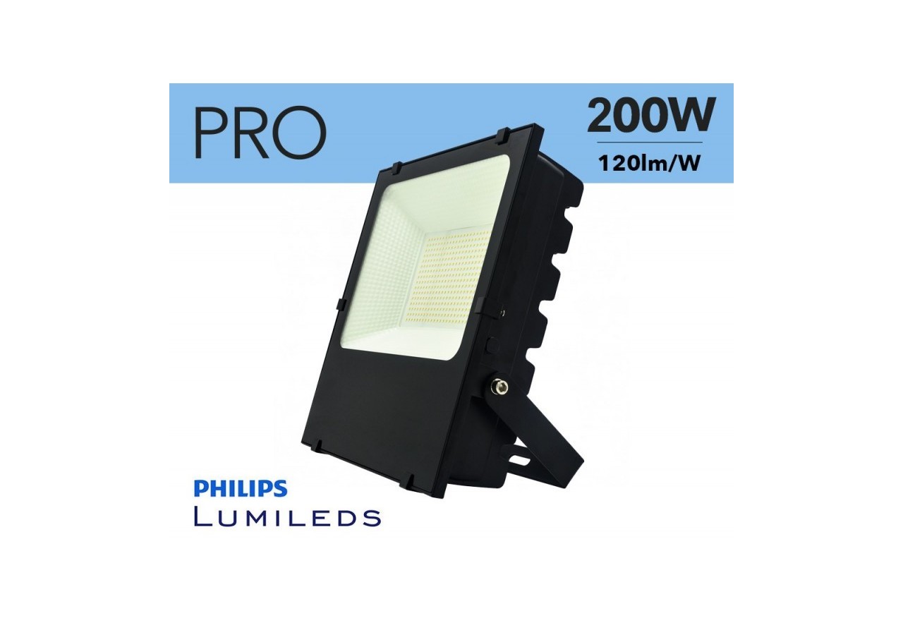 Projecteur LED 200W puces Philips IP65 - B1853-BF - Barcelona LED